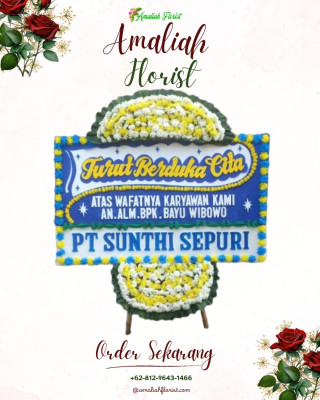 Papan Bunga Duka di Kastela