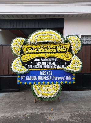 Papan Bunga Duka di Kastela