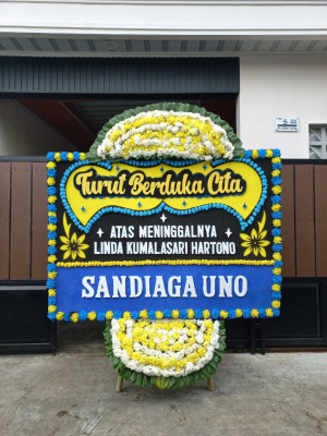 Papan Bunga Duka di Kastela